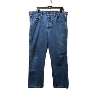 Wrangler Rugged Wear Men’s Blue Denim Jeans Size 36X30 (1035001A1)